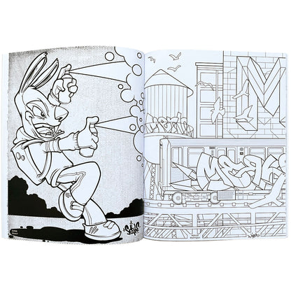 American Graffiti Coloring Book