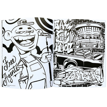 American Graffiti Coloring Book