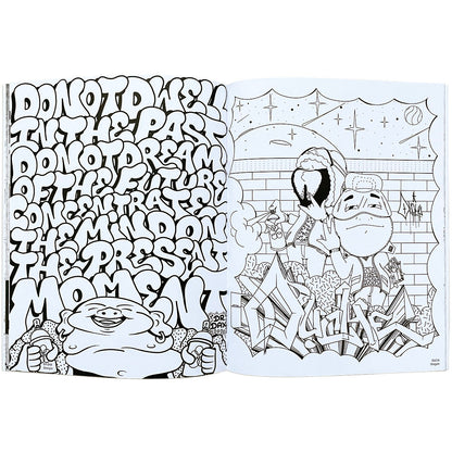 American Graffiti Coloring Book