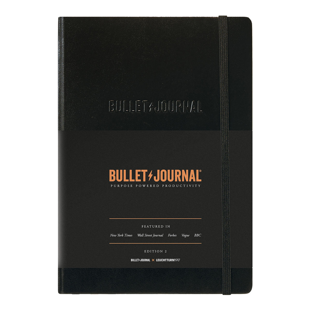 Leuchtturm1917 Bullet Journal Edition 2 Notebook Black A5, Dotted