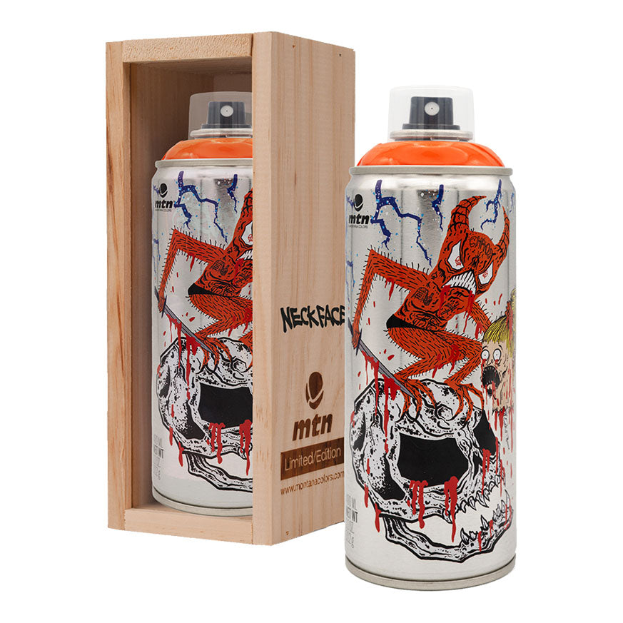 MTN Neckface Limited Edition Spray Paint 400ml, Kalani Orange