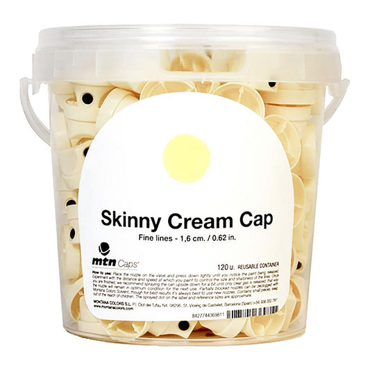 MTN Skinny Cream Cap Bucket, 120 Caps