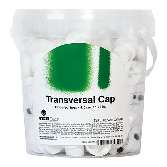 MTN White Transversal Cap Bucket, 120 Caps