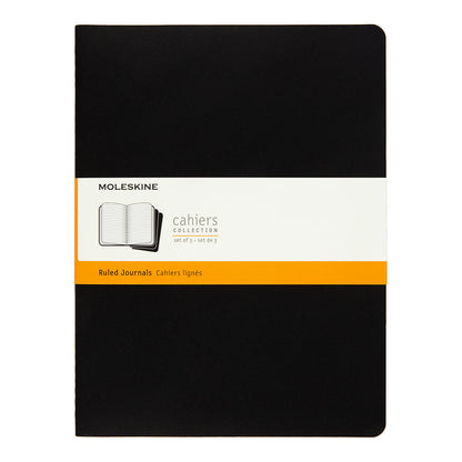 Moleskine Cahier XX-Large Journal Ruled Set of 3