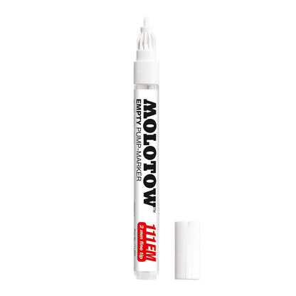 Molotow 111EM Empty Marker 2 mm With Refill Extension 2 Set