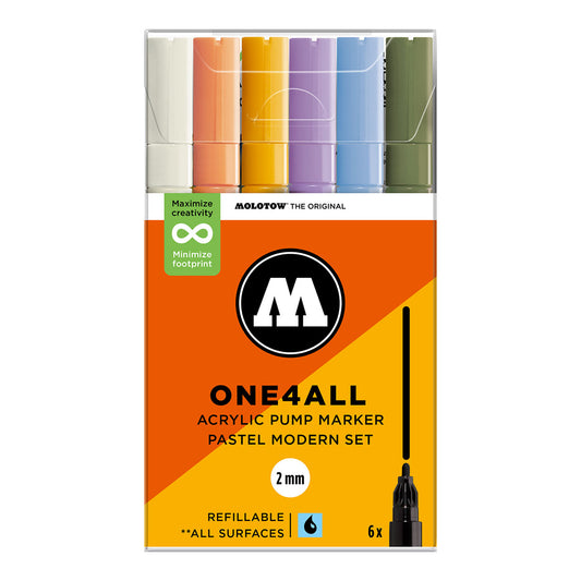 Molotow ONE4ALL 127HS 6set Pastel Modern