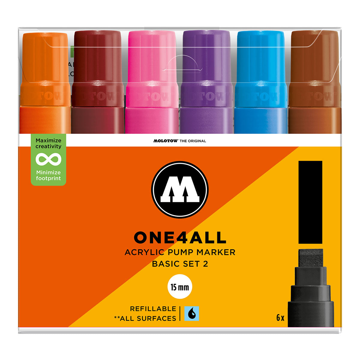 Molotow ONE4ALL 627HS 6set Basic 2