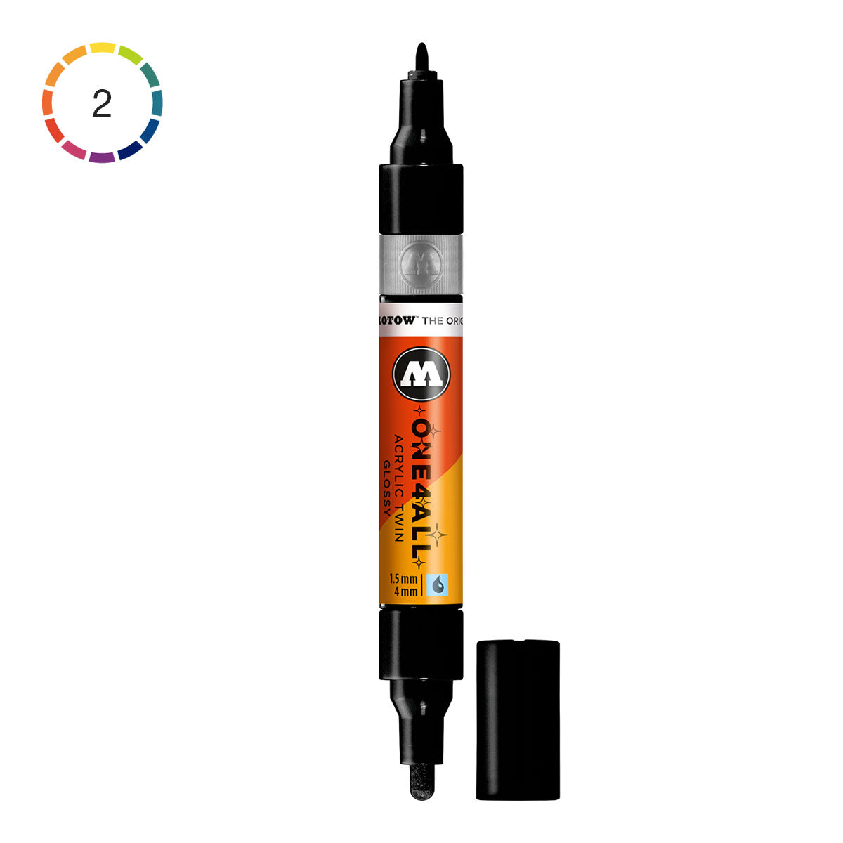 Molotow ONE4ALL Acrylic Twin Marker Glossy