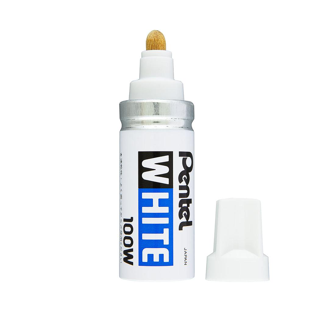 Pentel White X100-W Pocket Marker 6.5 mm - image 1