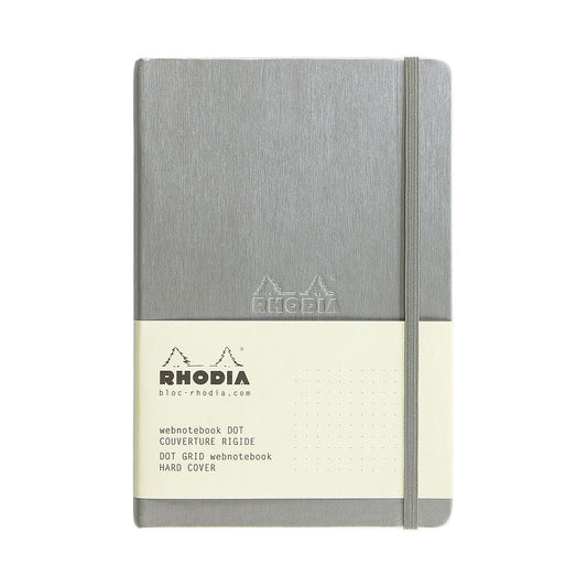 Rhodia Webnotebook DOT Silver A5, Dotted