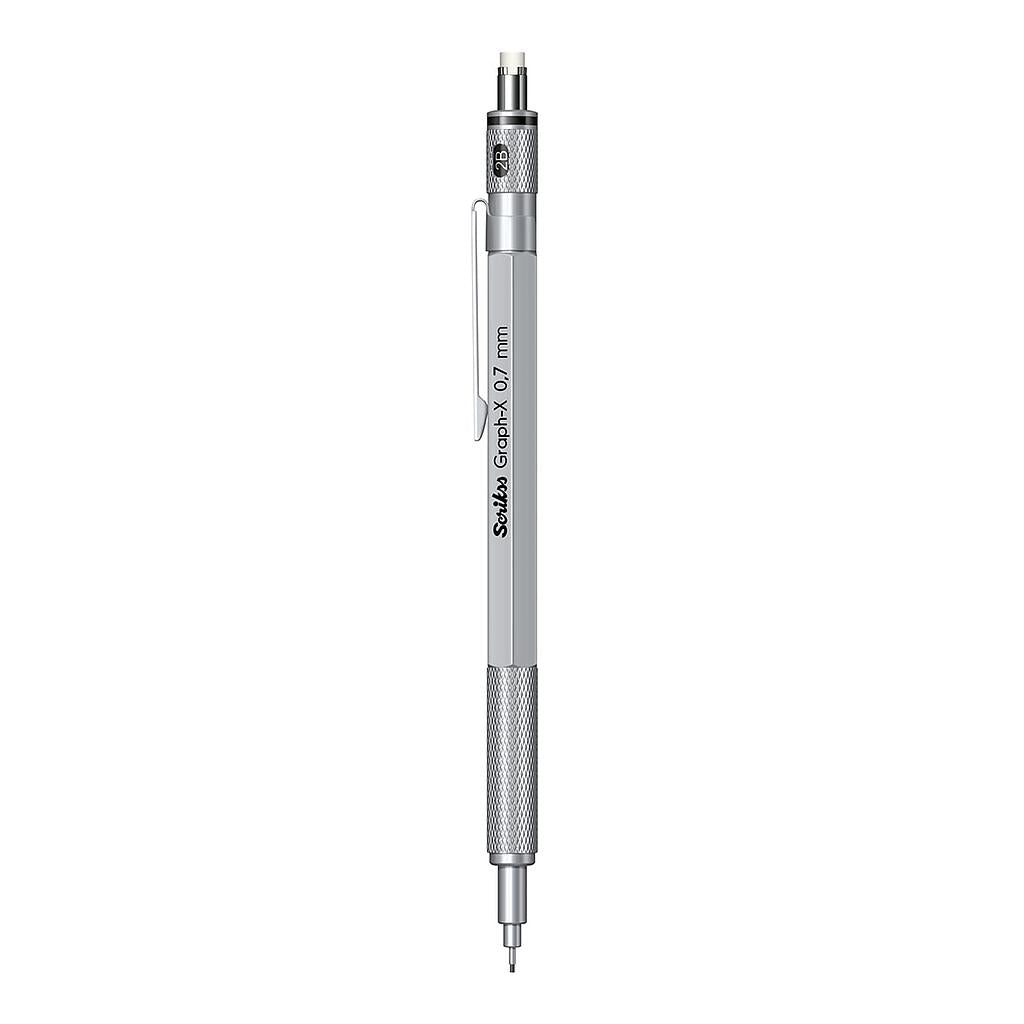 Scrikss Graph-X Mechanical Pencil 0.7 mm, Silver - image 1