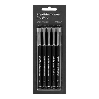 Stylefile Marker Fineliner 5-set Fine