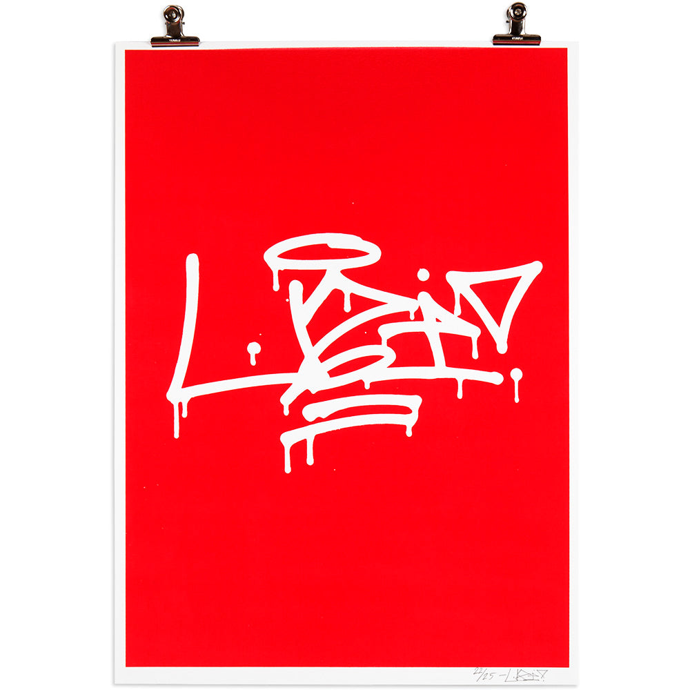 UZI - Motor Red (Silk Screen Print)