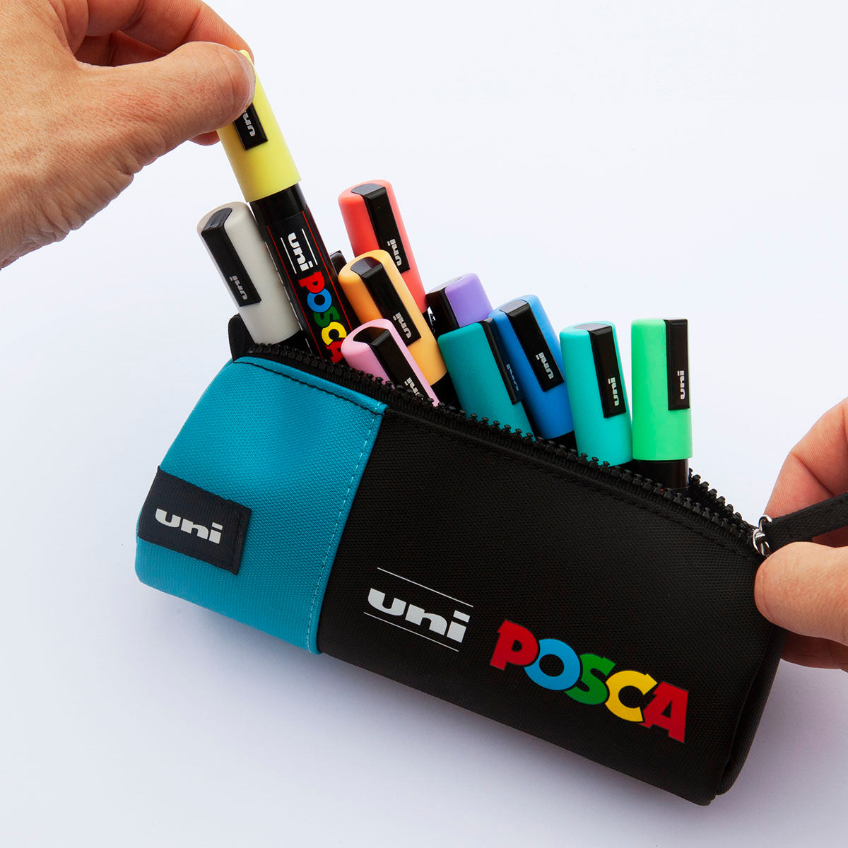Posca Pen Shell Uni Posca PC-5M Pen Case 12 set Pastel Colors – UNFADE