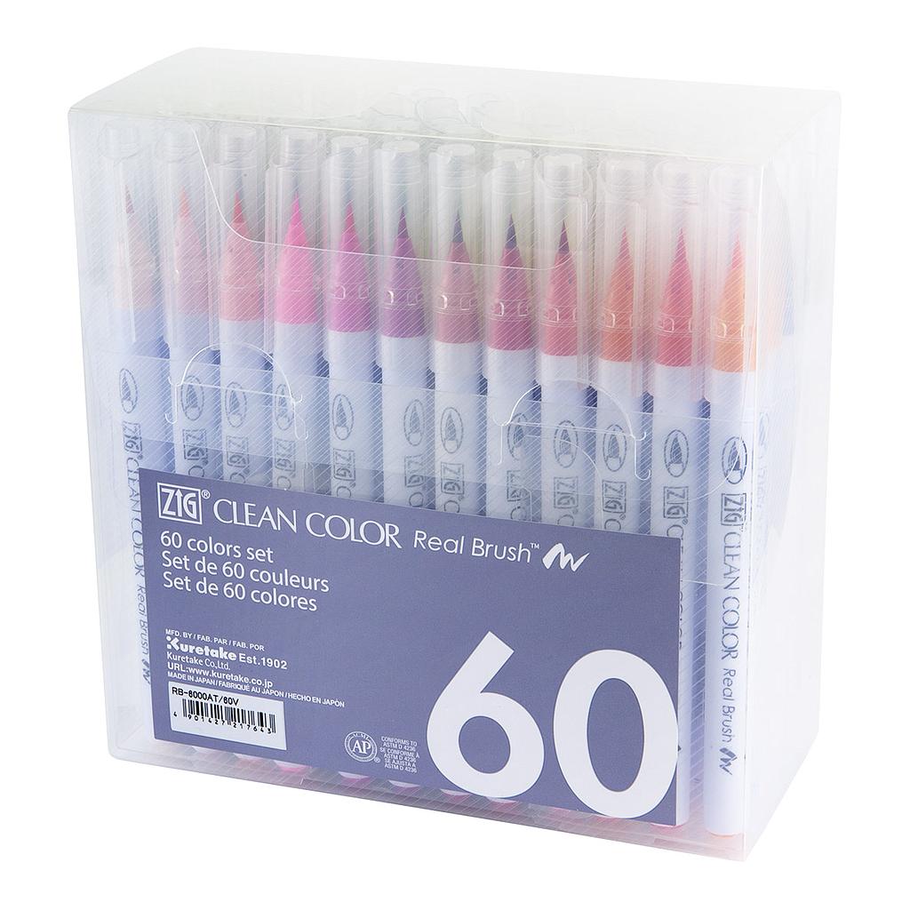 Kuretake Zig Clean Color Real Brush-Evidenziatore 0.8mm Fiocchi Kuretake Zig Clean Color Real Brush-Evidenziatore 0.8mm Fiocchi