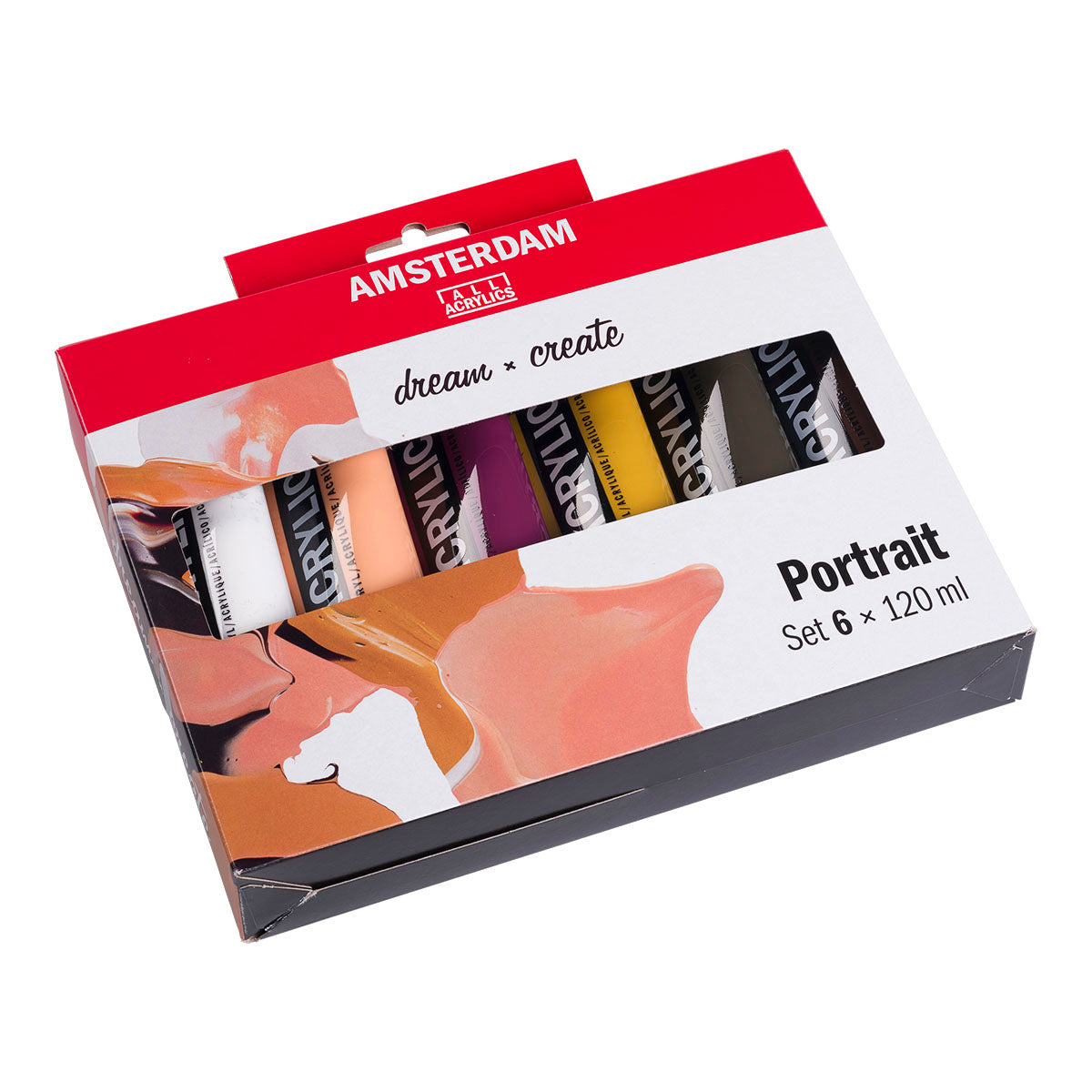 Amsterdam Standard Acrylic Paint 120 ml 6 Set Portrait