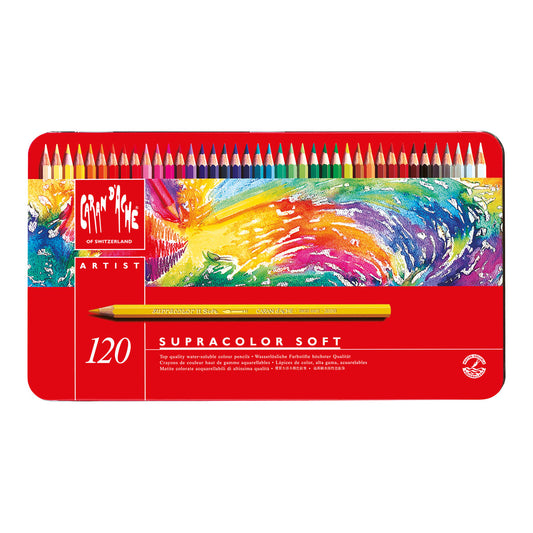 Caran d'Ache Supracolor Soft Aquarelle Coloured Pencils 120 Set