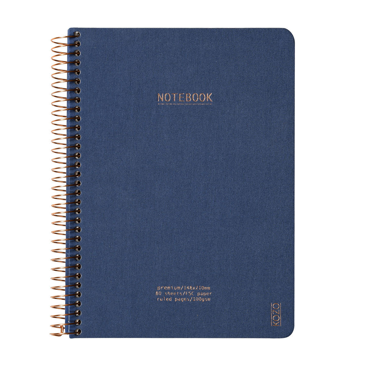 Kozo Premium A5 Notebook Ruled 160 Pages