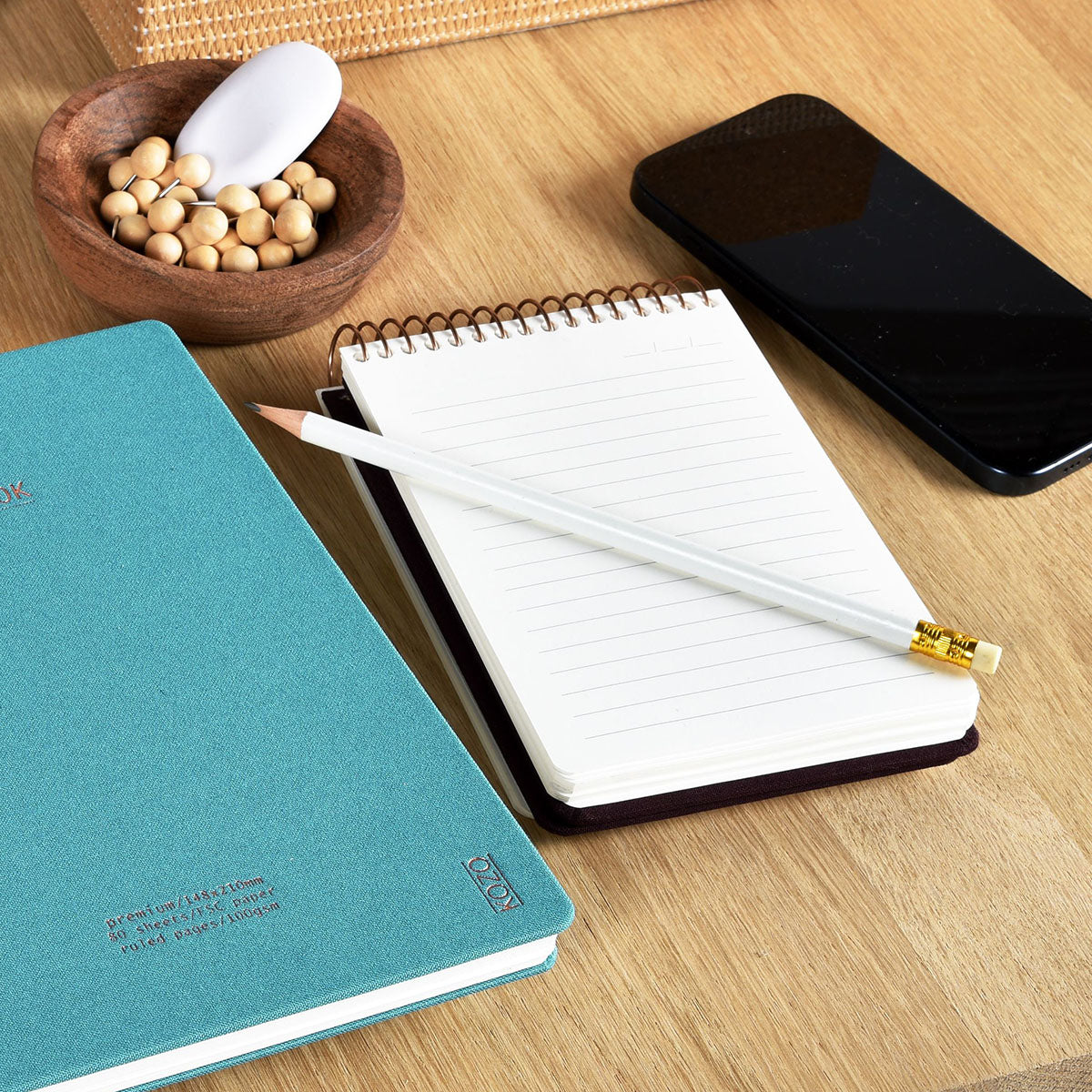 Kozo Premium A6 Notebook Ruled 160 Pages