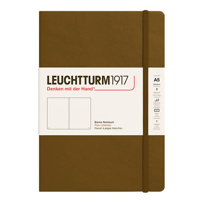 Leuchtturm1917 Notebook A5 Hard Cover, Plain