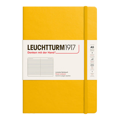 Leuchtturm1917 Notebook A5 Hard Cover, Ruled