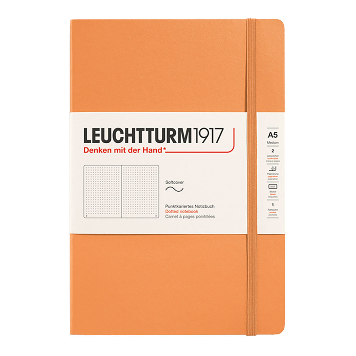 Leuchtturm1917 Notebook A5 Soft Cover, Dotted