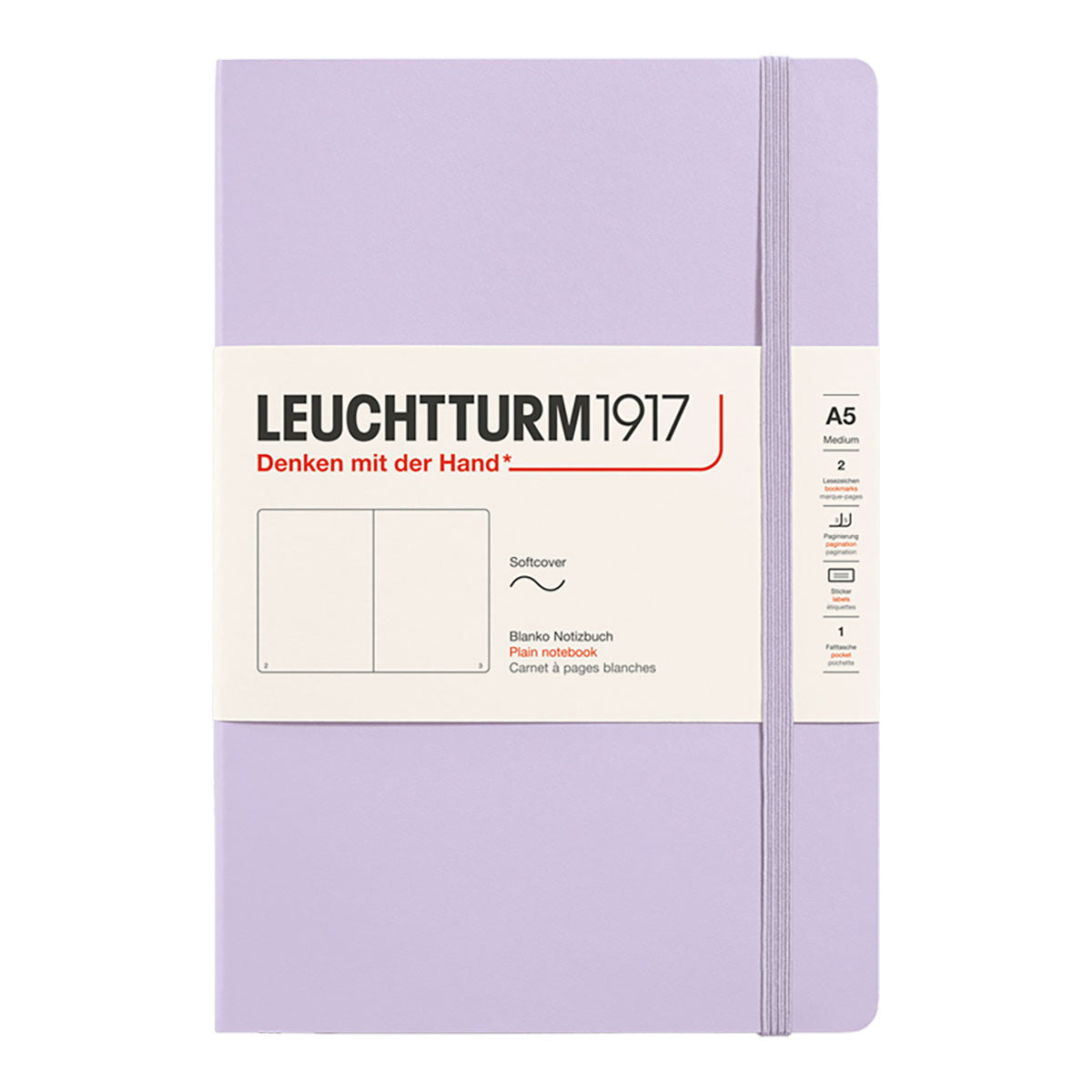 Leuchtturm1917 Notebook A5 Soft Cover, Plain