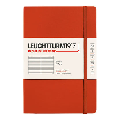 Leuchtturm1917 Notebook A5 Soft Cover, Ruled