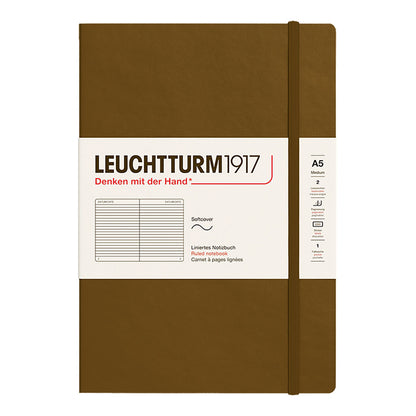 Leuchtturm1917 Notebook A5 Soft Cover, Ruled