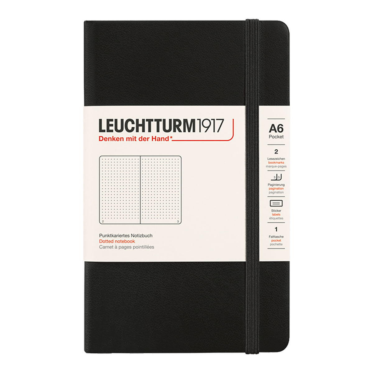 Leuchtturm1917 Pocket Notebook A6, Dotted