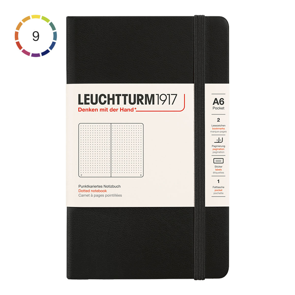 Leuchtturm1917 Pocket Notebook A6, Dotted