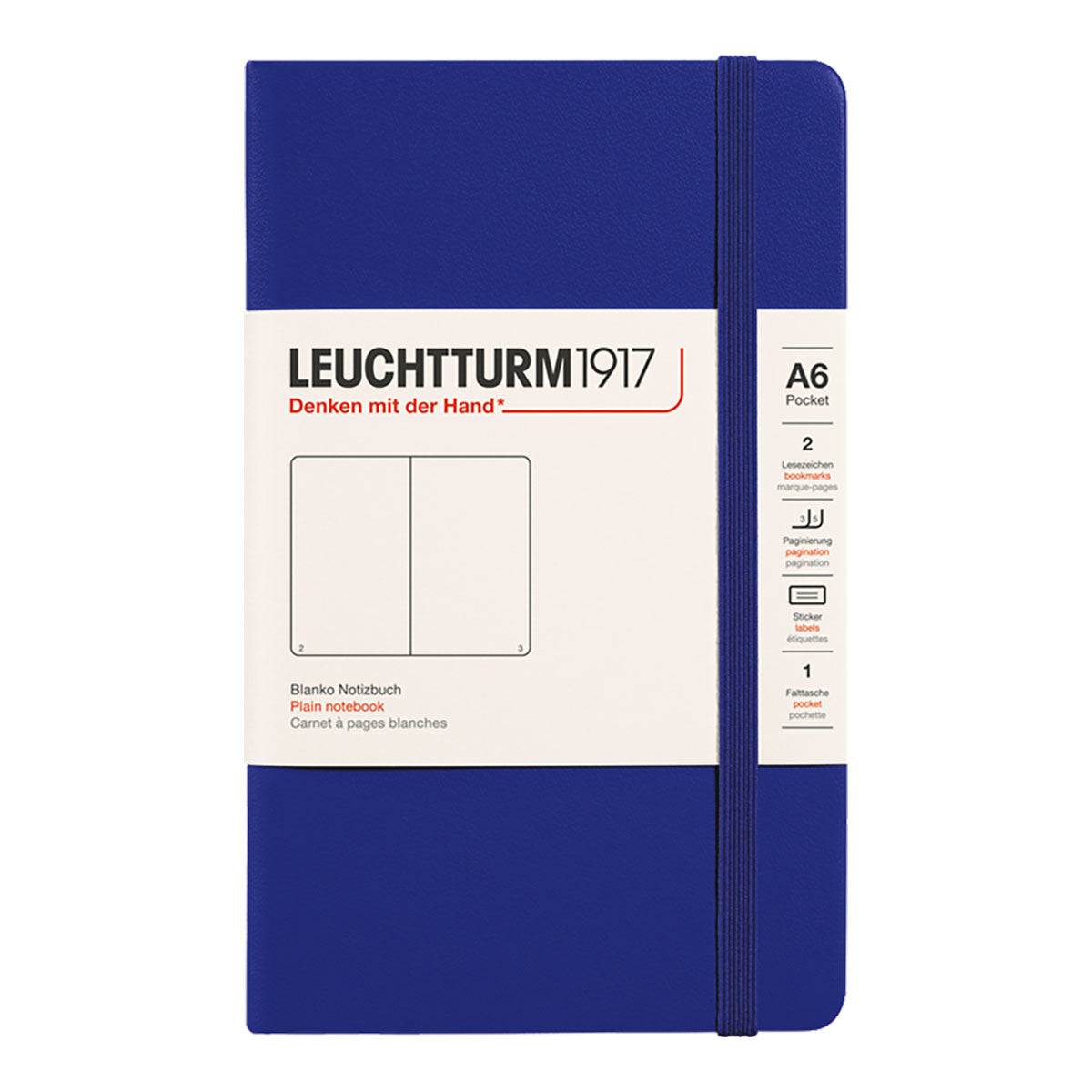 Leuchtturm1917 Pocket Notebook A6, Plain