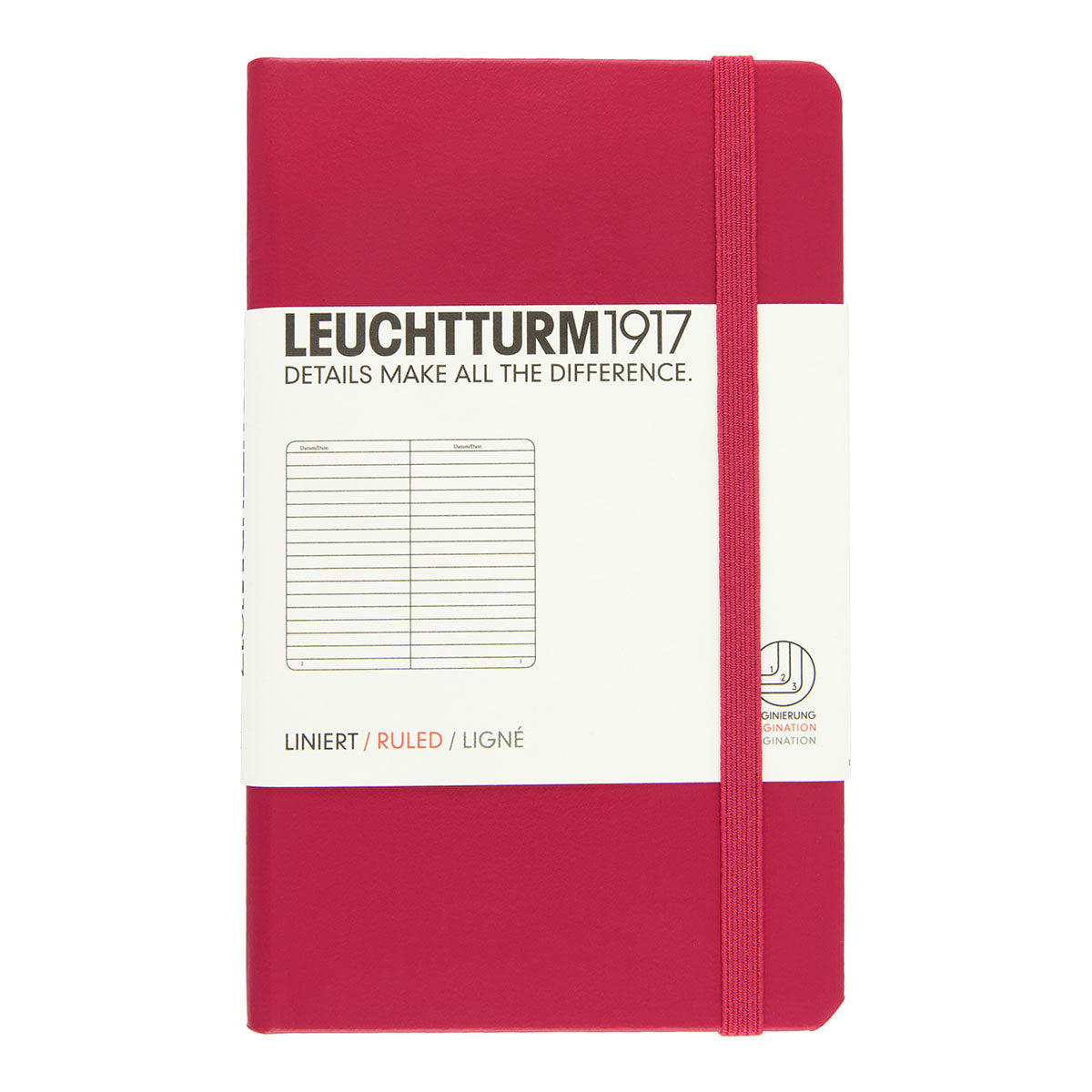 Leuchtturm1917 Pocket Notebook A6, Ruled