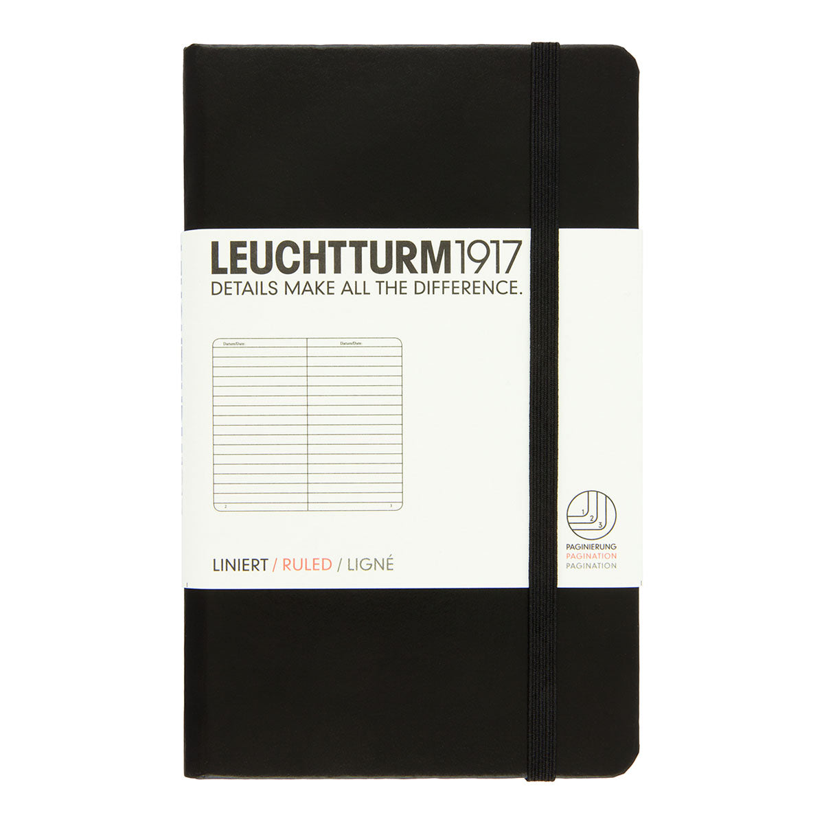 Leuchtturm1917 Pocket Notebook A6, Ruled