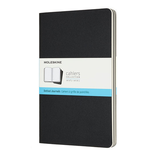 Moleskine Cahier Large Journal Dotted Set of 3