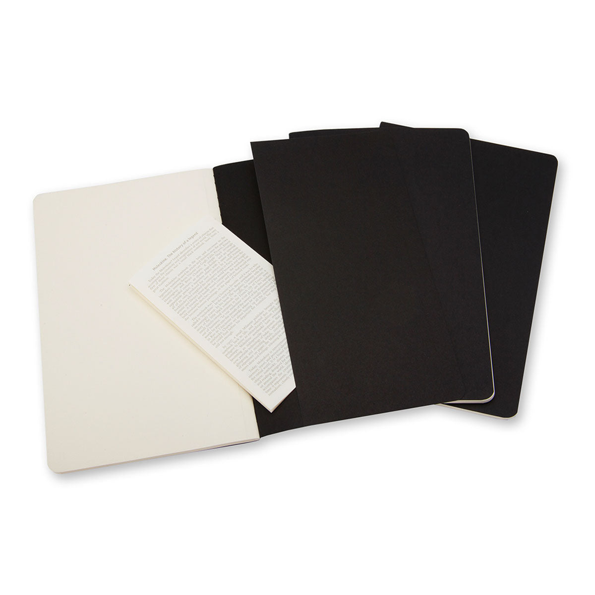 Moleskine Cahier Large Journal Plain Set of 3