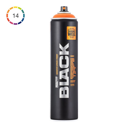 Montana BLACK Spray Paint 600ml