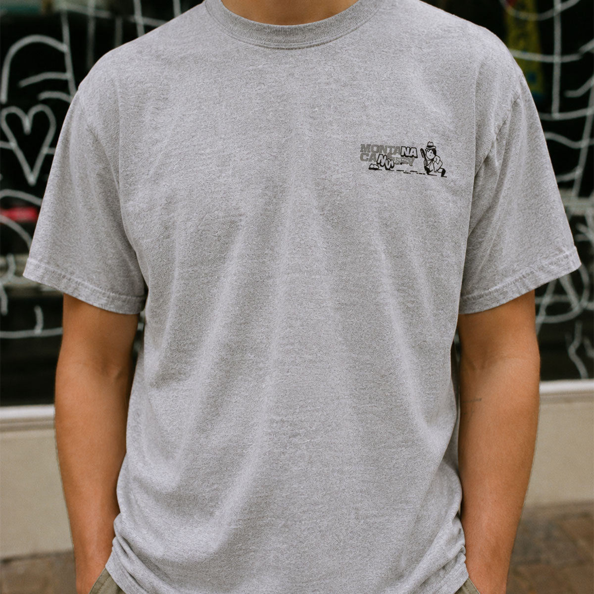 Montana Cans Burglar T-Shirt Grey