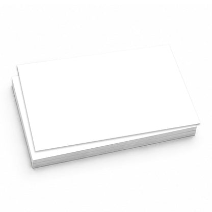 NICE SLAPS Eggshell Sticker Blanks White, Medium 50pcs