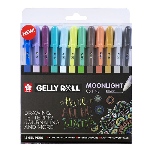 Sakura Gelly Roll 0.3 mm 12 set Moonlight Colors