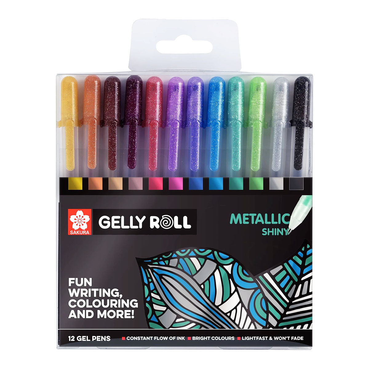 Sakura Gelly Roll 0.5 mm 12 set Metallic Colors