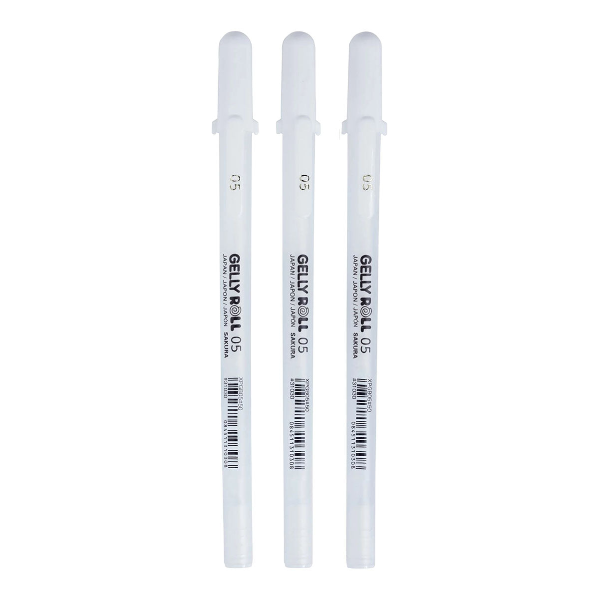 Sakura Gelly Roll 06 Fine 0.3 mm 3 set White Colors