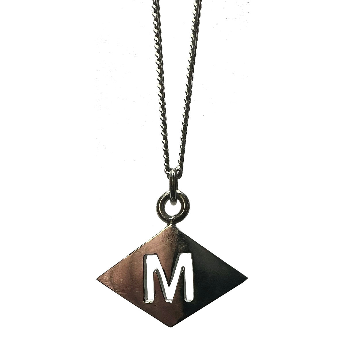 Trackside Shines Systems Barcelona Metro Silver Necklace