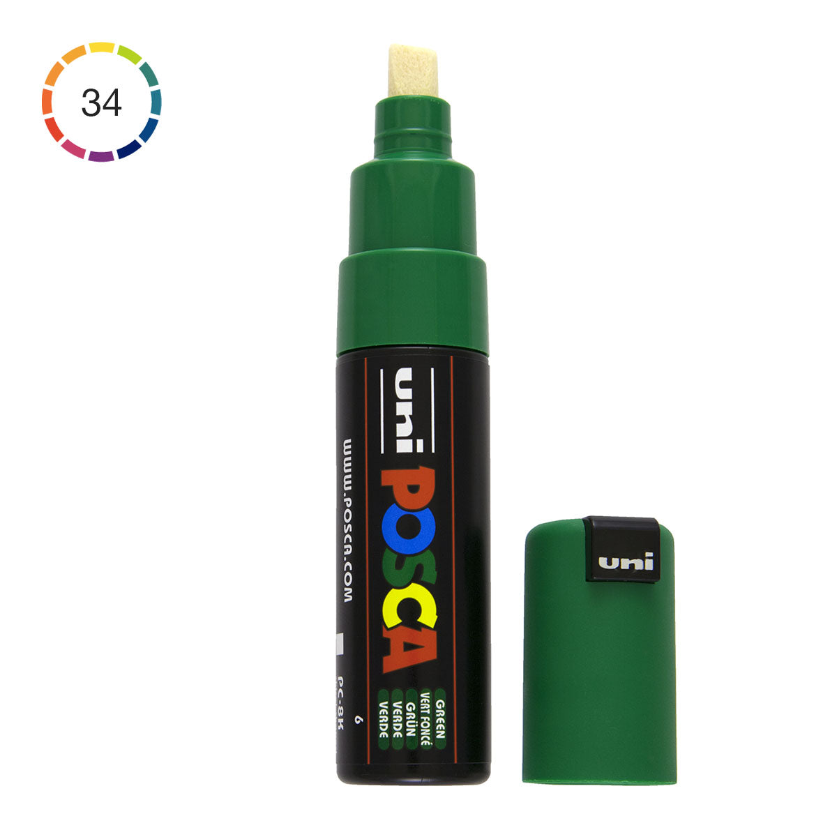 Uni Posca Marker PC-8K, Broad 8 mm – UNFADE